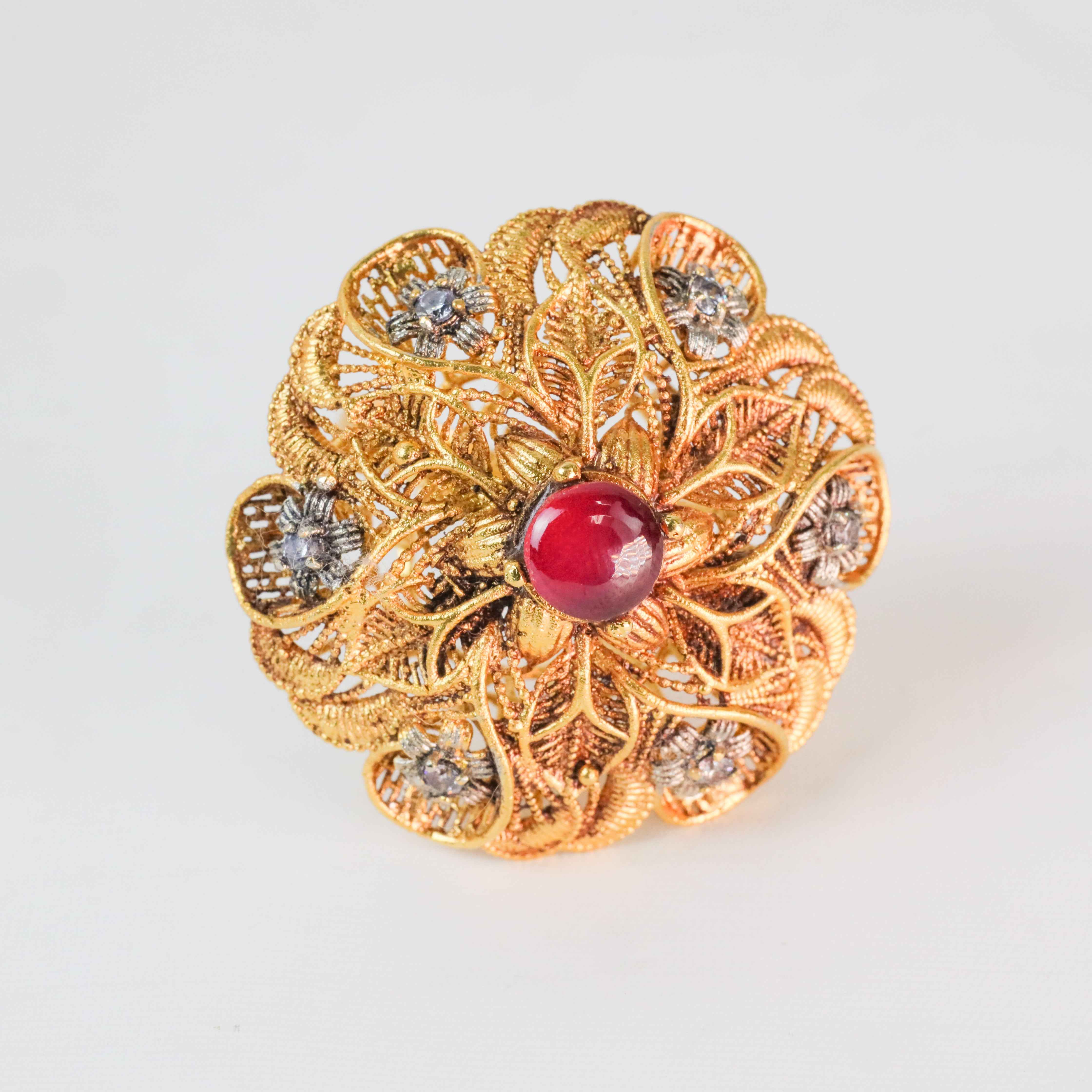 Gold plated Saroona Ring