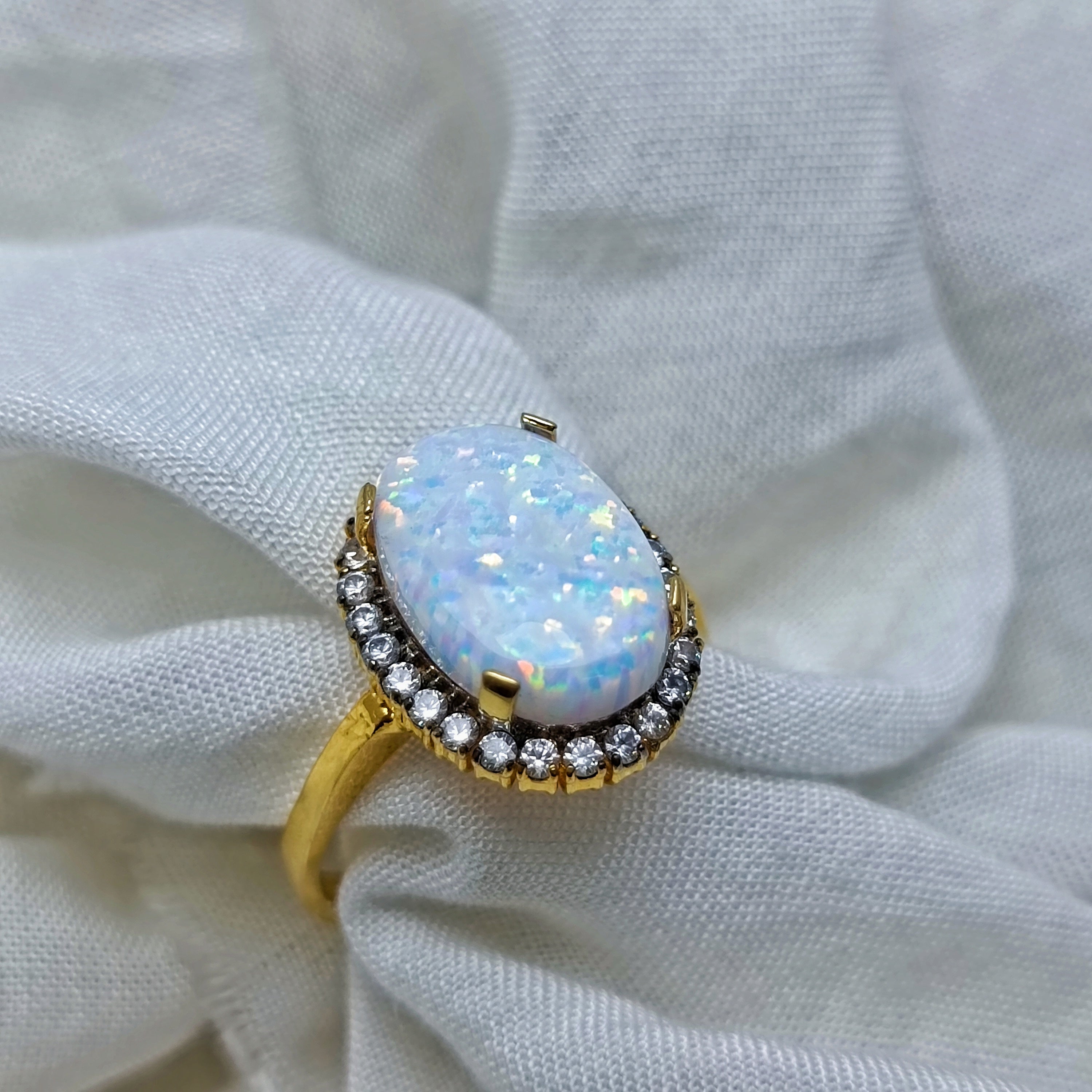 Original Opal Stone Ring