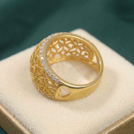 Brass Gold Plated Ring