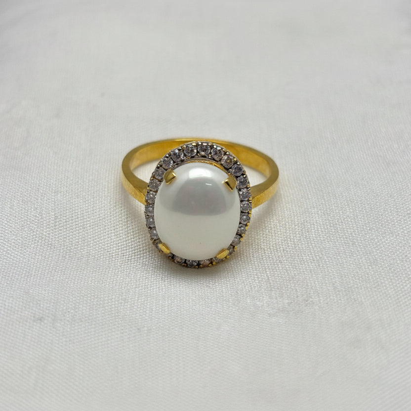 pearl stone ring1180