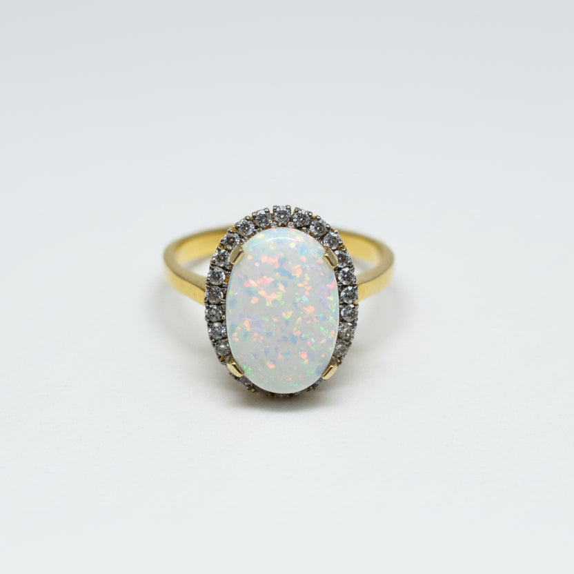 Original Opal Stone Ring