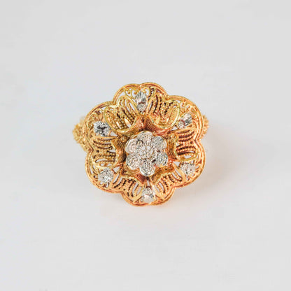 Gold plated Classic Rose Ring
