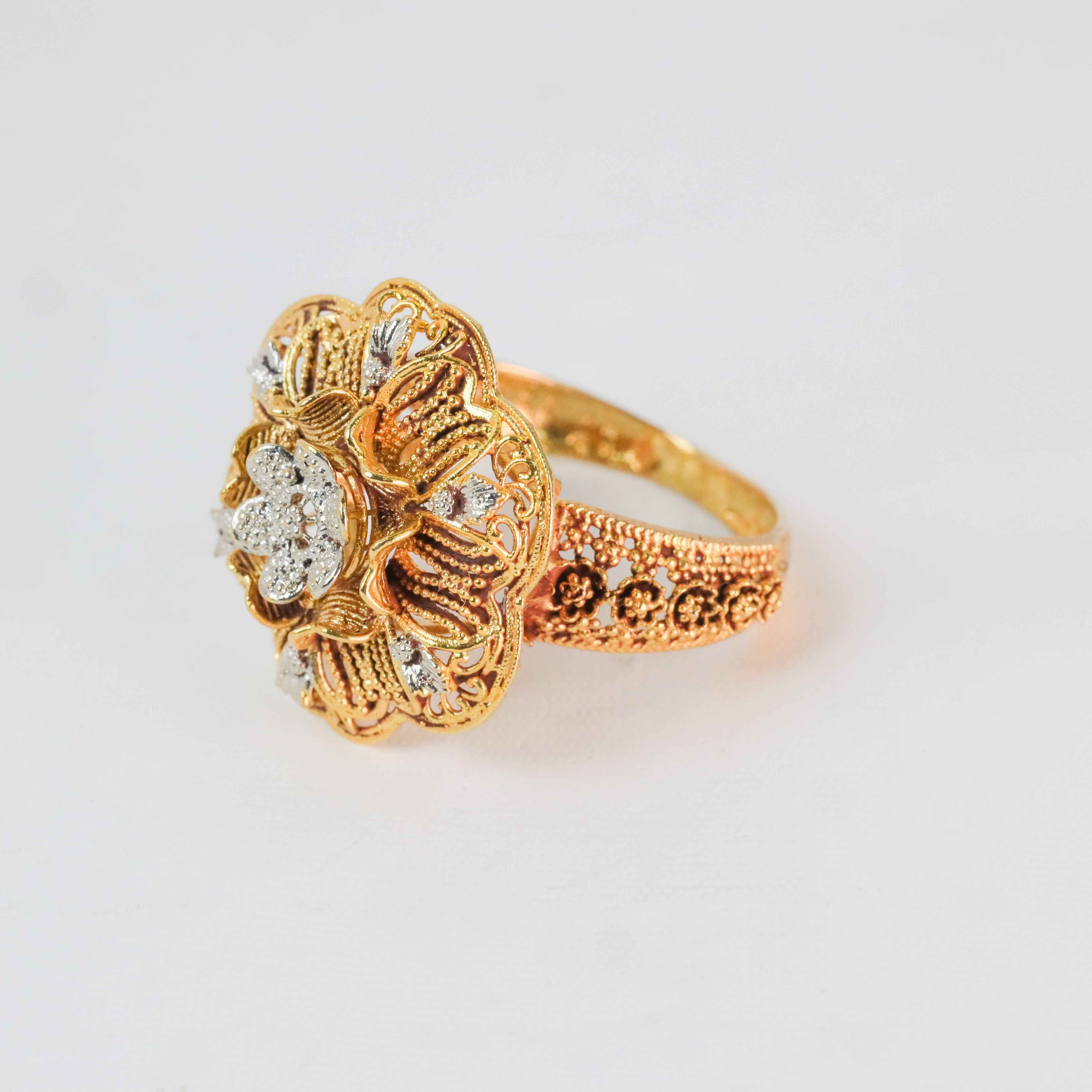 Gold plated Classic Rose Ring