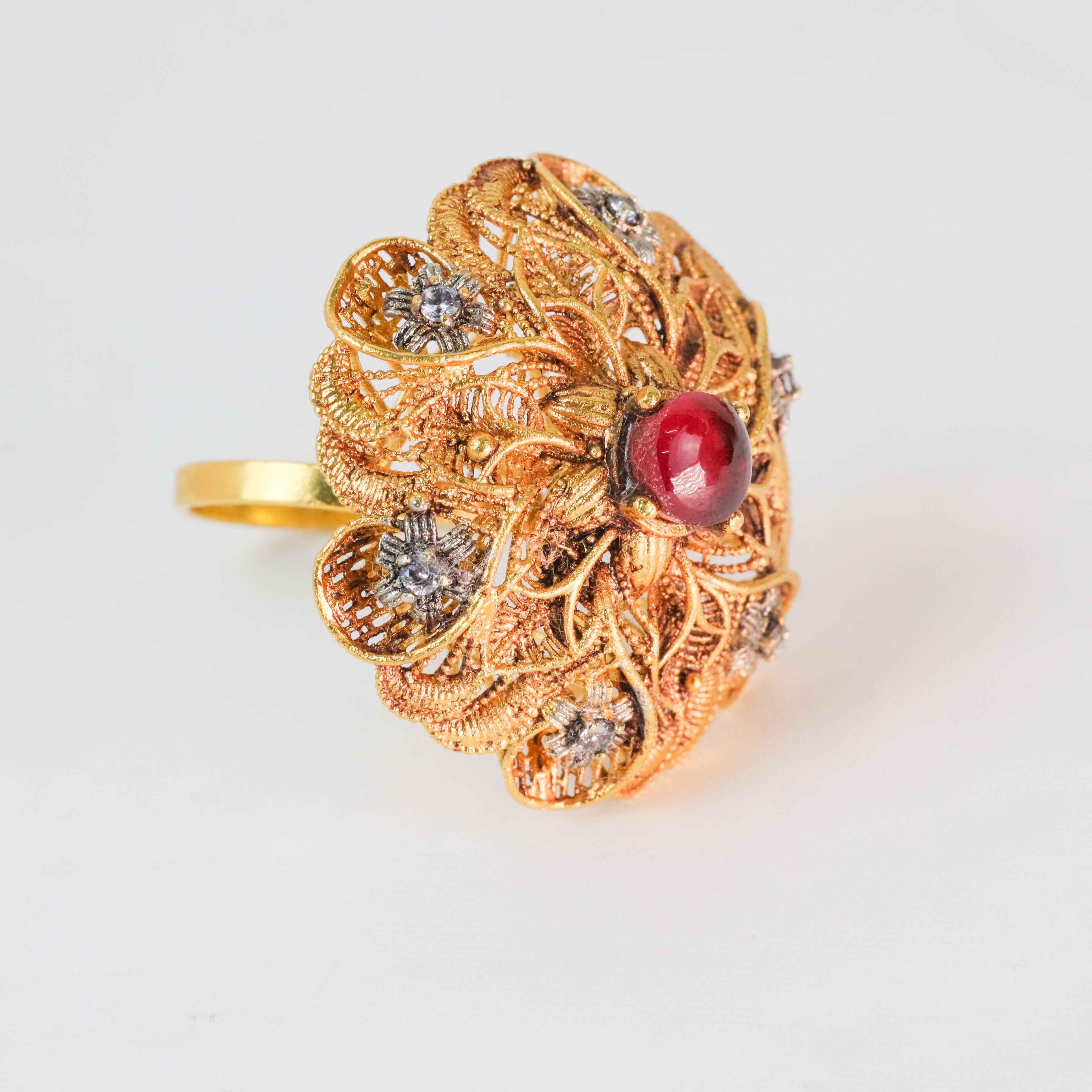 Gold plated Saroona Ring
