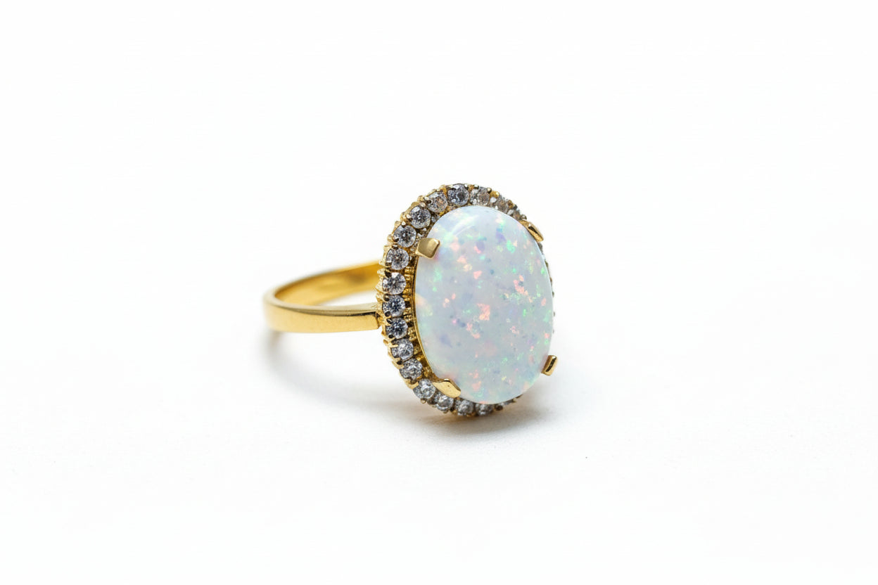 Original Opal Stone Ring