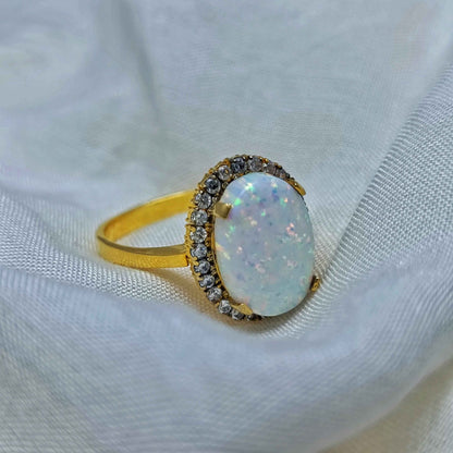 Original Opal Stone Ring