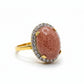 Beautiful sangstar stone ring