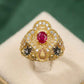 Beautiful Lal-e-Taj Ring