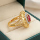 Zarkhush Gold Plated Ring