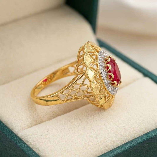 Zarkhush Gold Plated Ring
