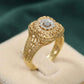 Traditional Gold Platrd Ring