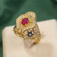 Beautiful Lal-e-Taj Ring