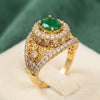 Royal Emerald Green Stone Ring