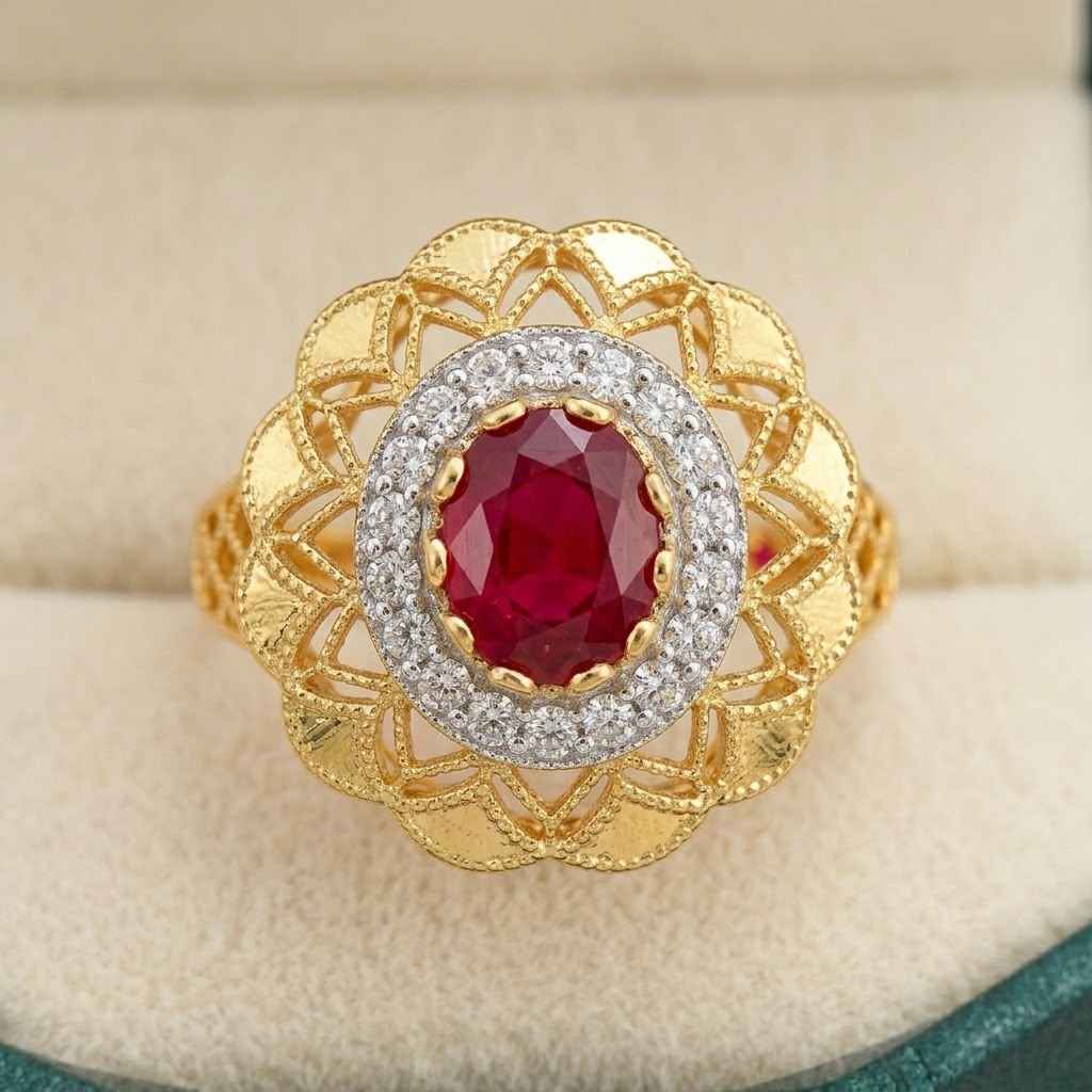 Zarkhush Gold Plated Ring