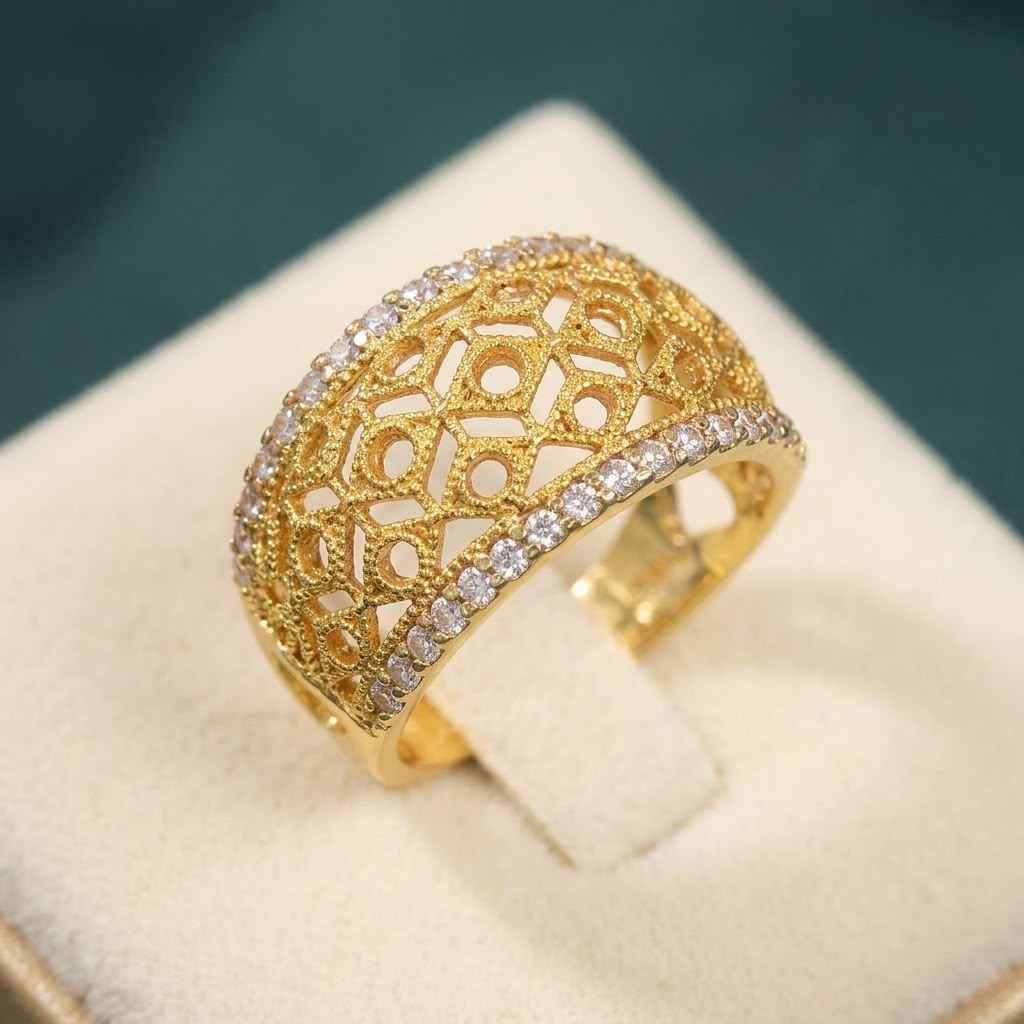Brass Gold Plated Ring