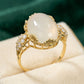 Women's White Aqeeq Ring