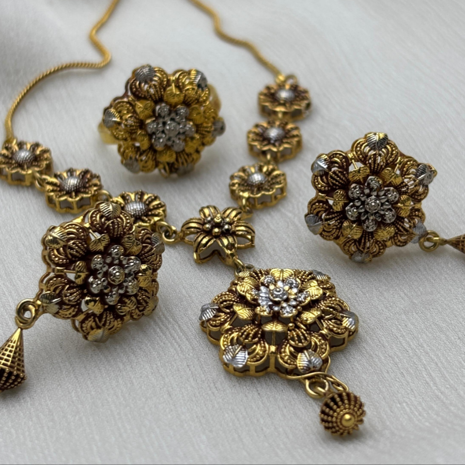Royal Bloom Necklace Set