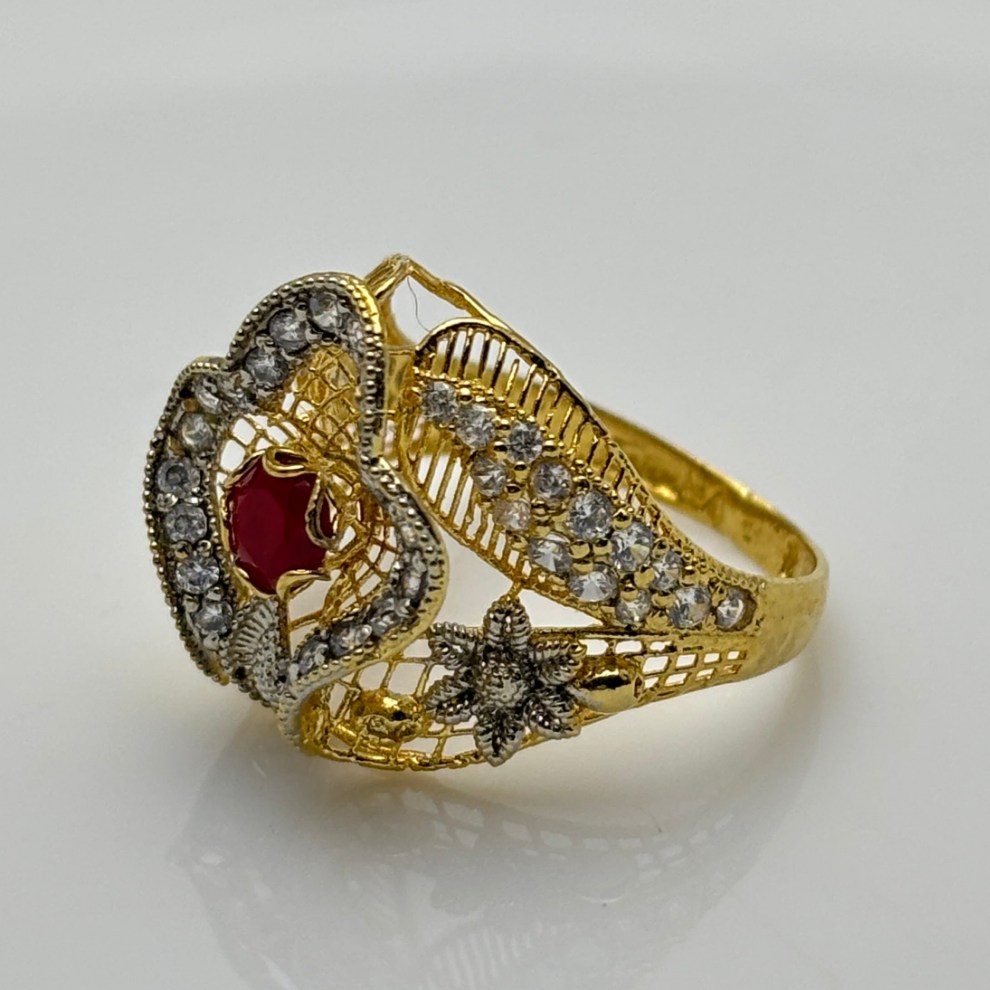 Gold-Plated Lal-e-Taj Ring