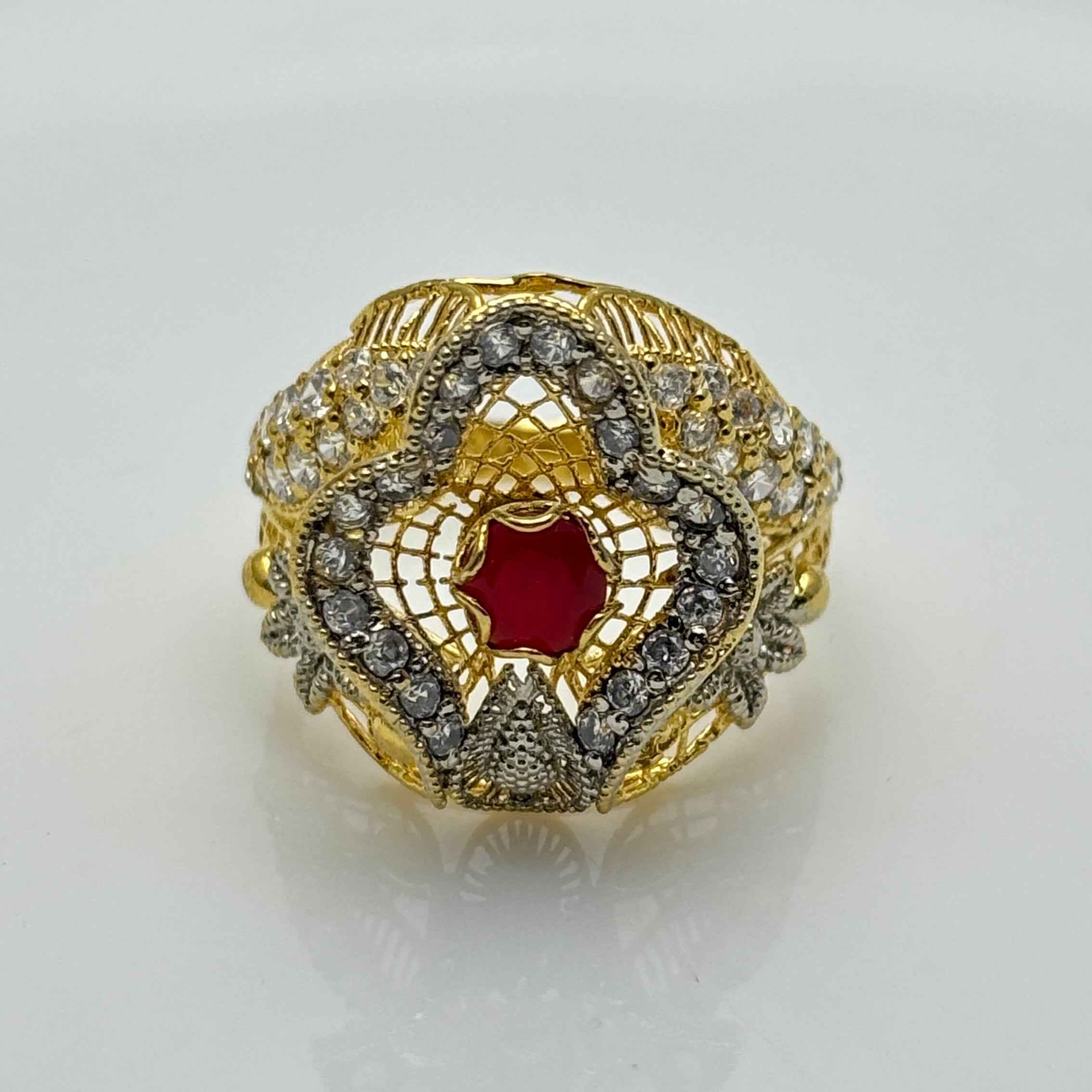 Gold-Plated Lal-e-Taj Ring