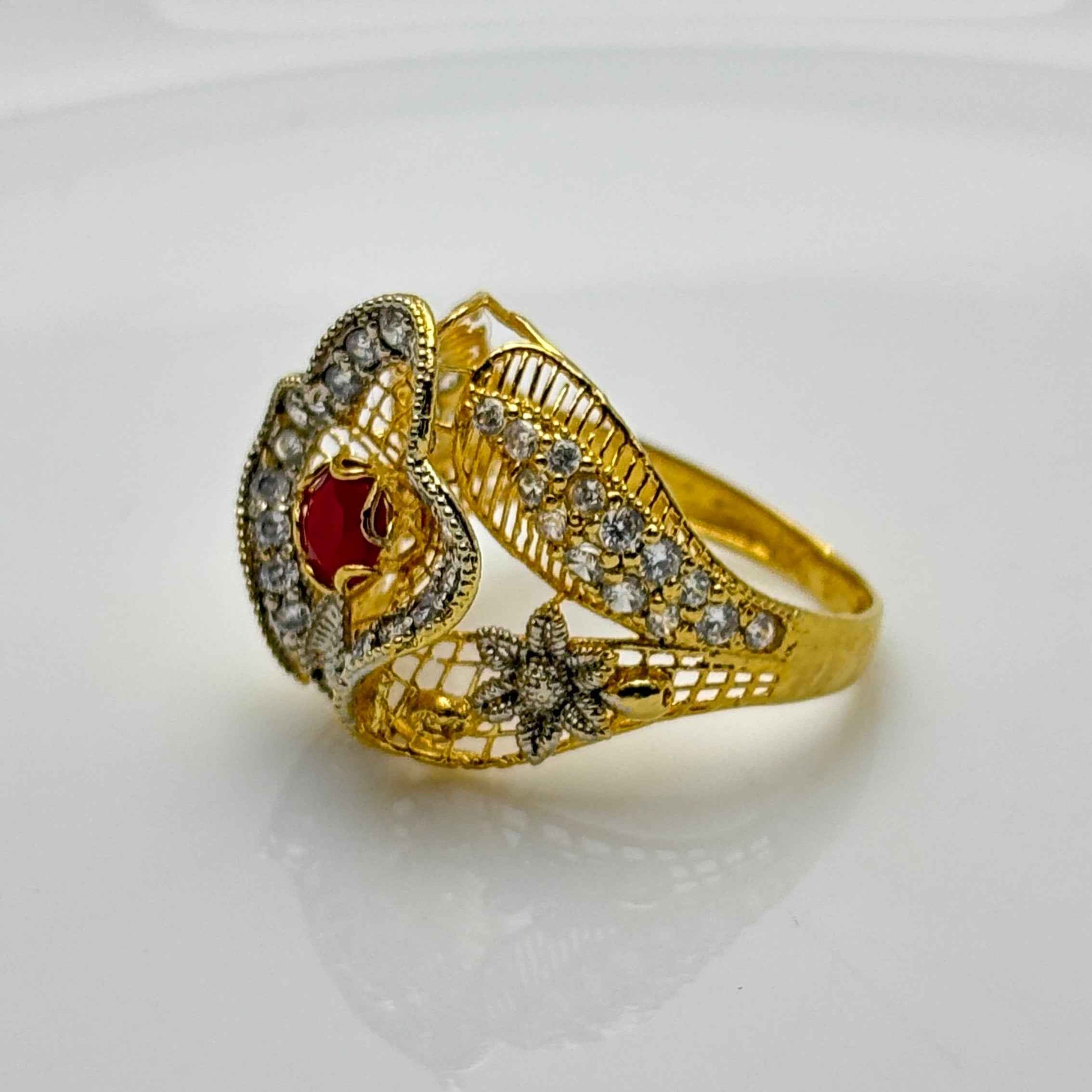 Gold-Plated Lal-e-Taj Ring