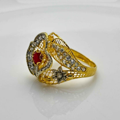 Gold-Plated Lal-e-Taj Ring