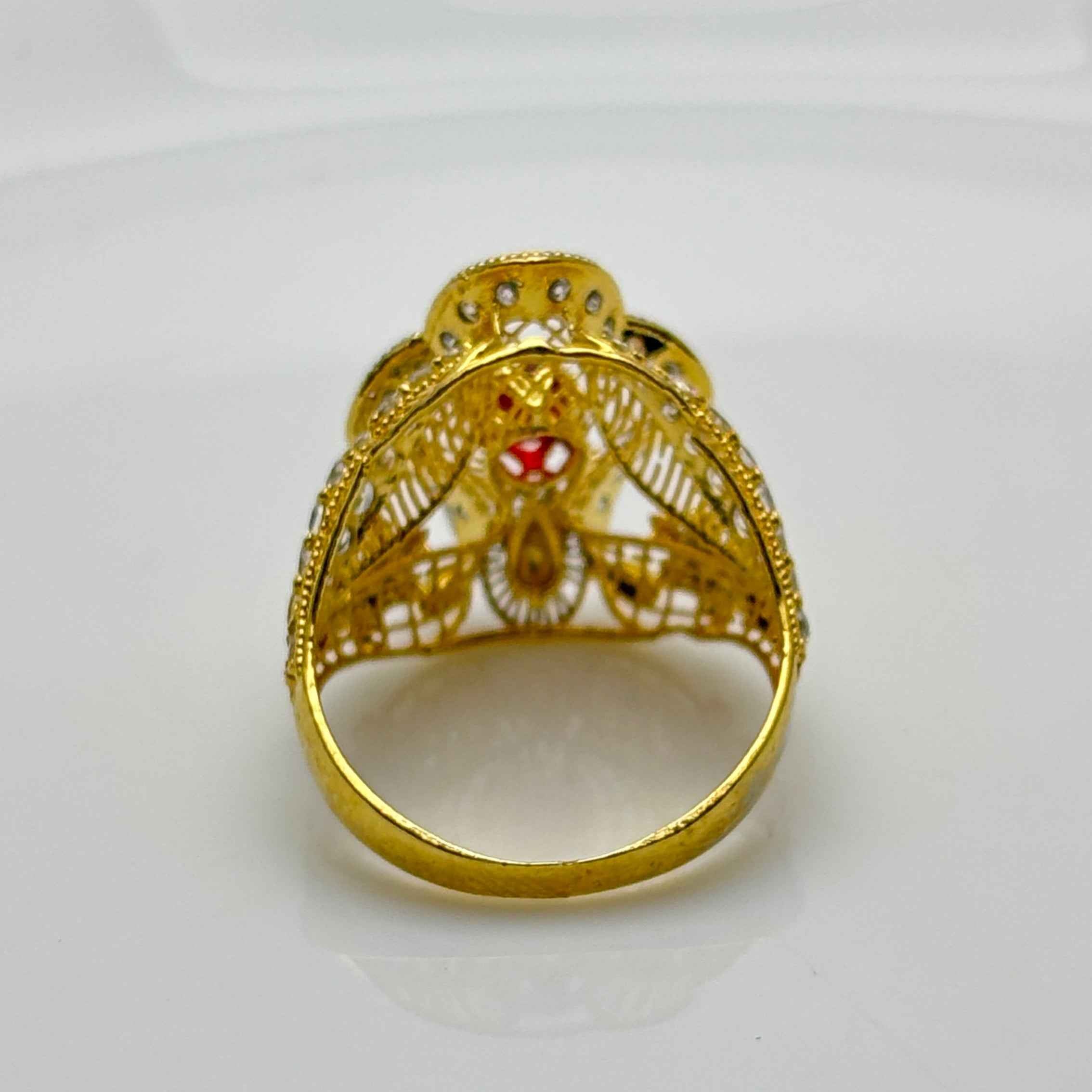 Gold-Plated Lal-e-Taj Ring