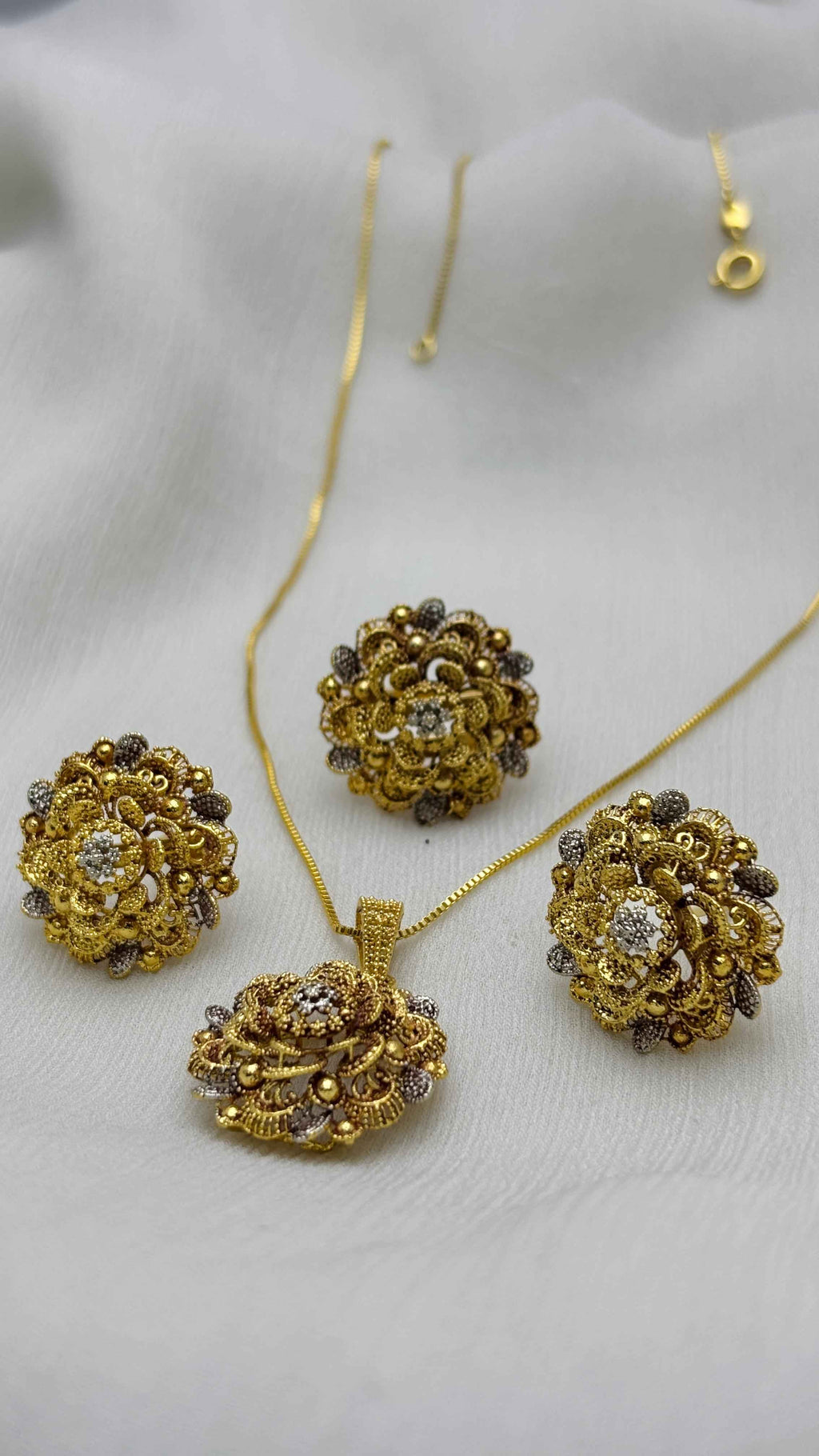 Regal Rose Gold plated set