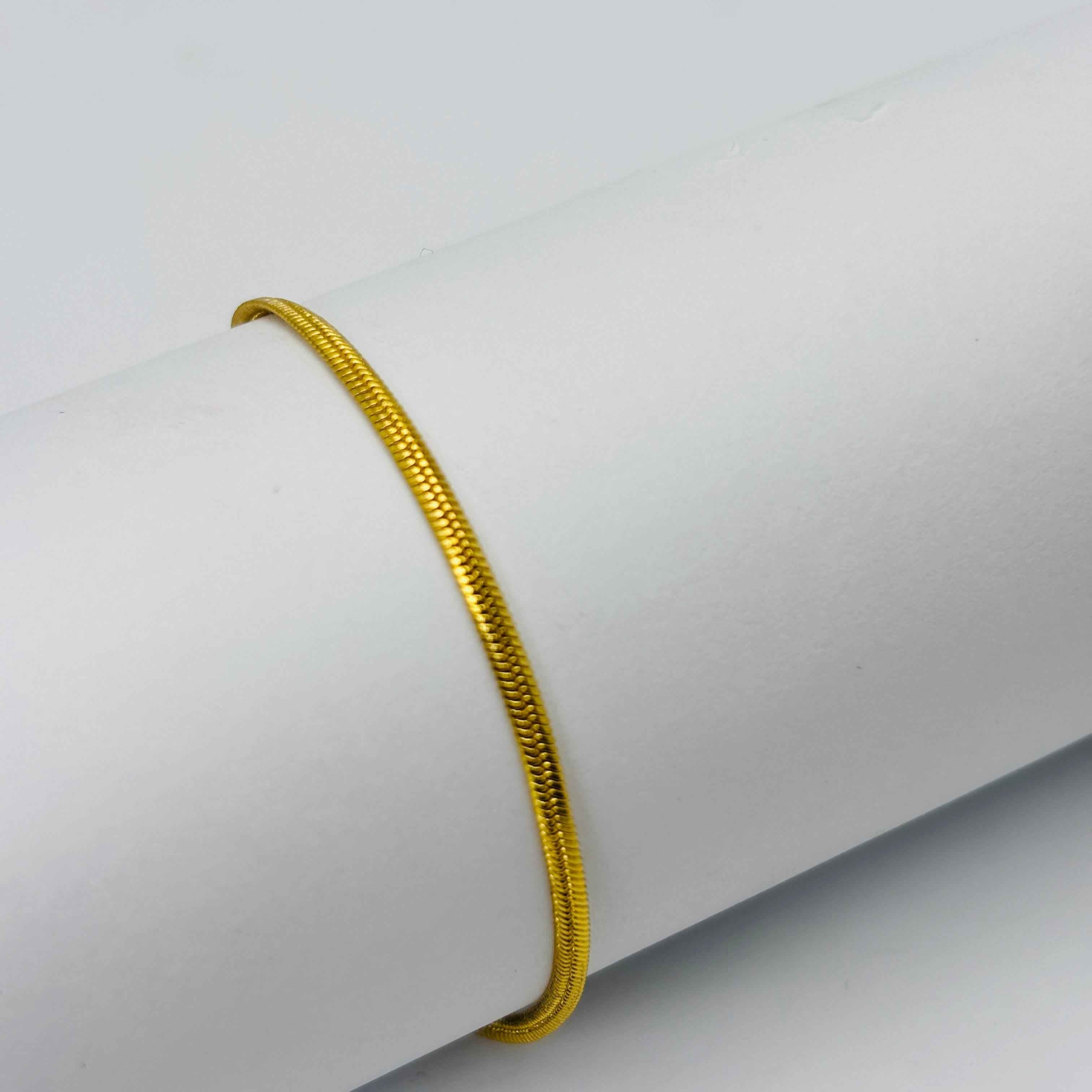 Golden Sleek Snake Chain ZG-07