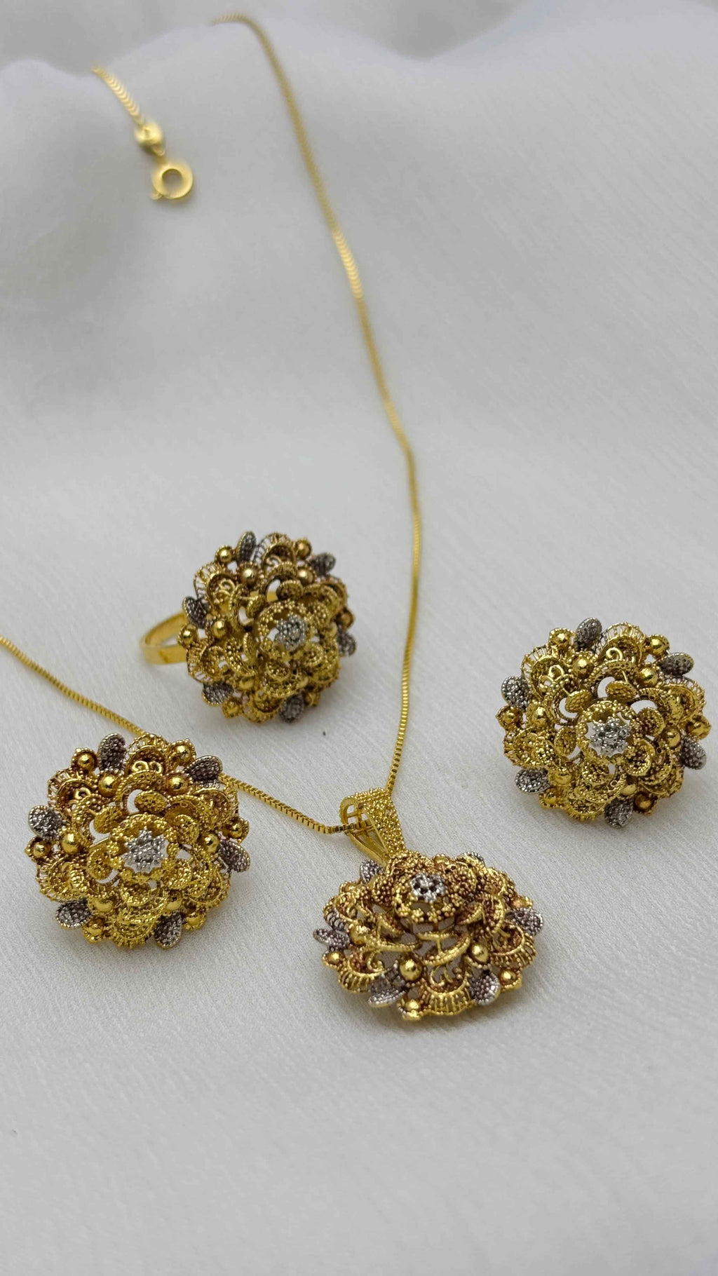 Regal Rose Gold plated set