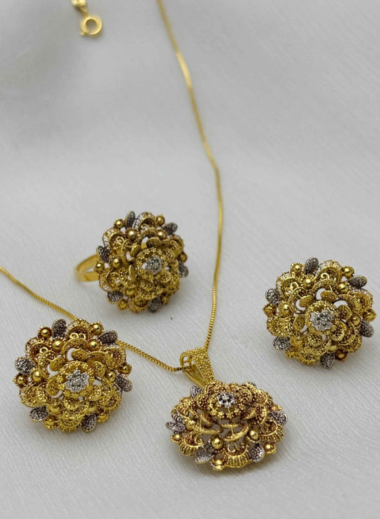 Regal Rose Gold plated set