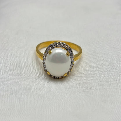 pearl stone ring1180