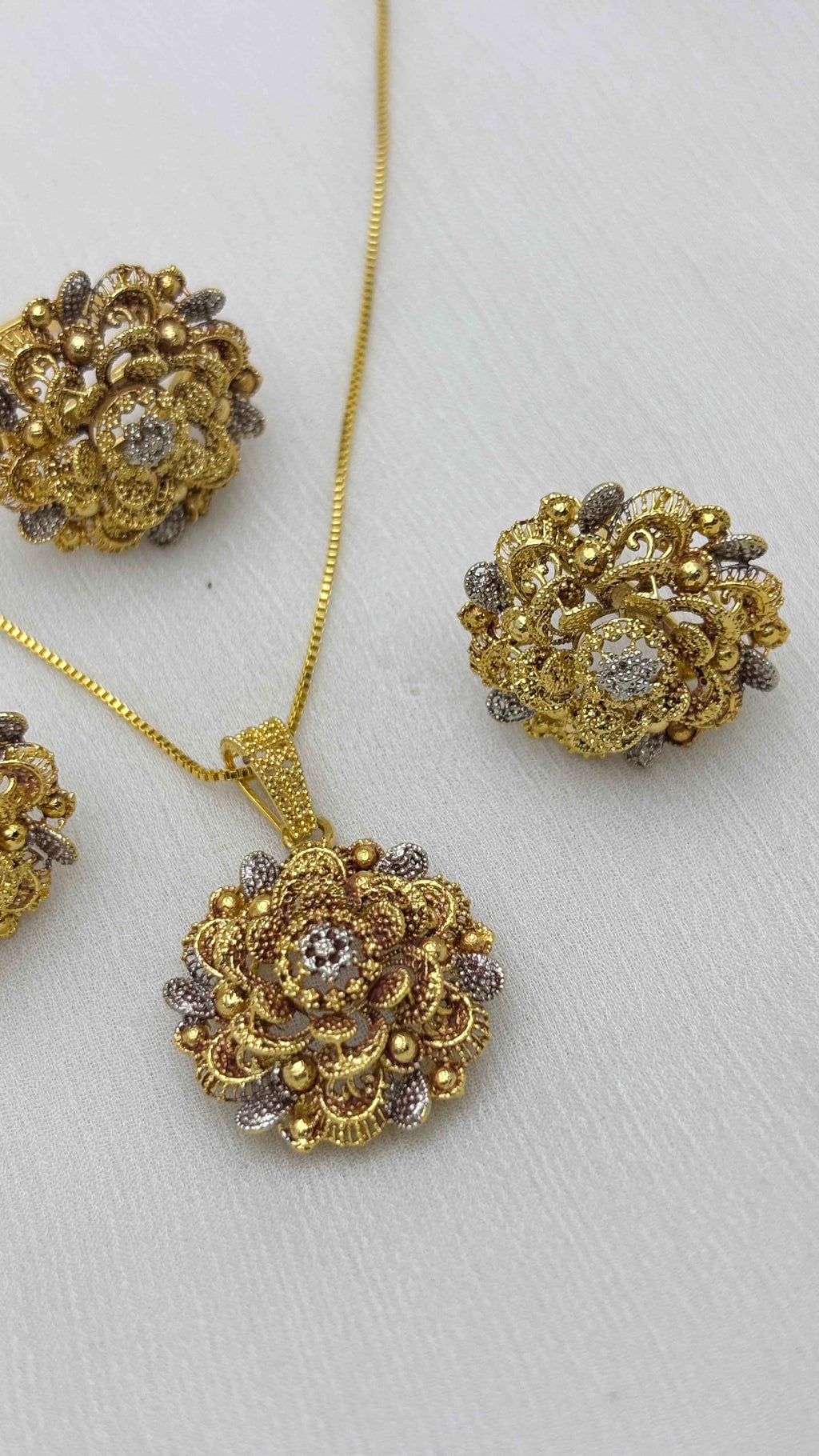 Regal Rose Gold plated set