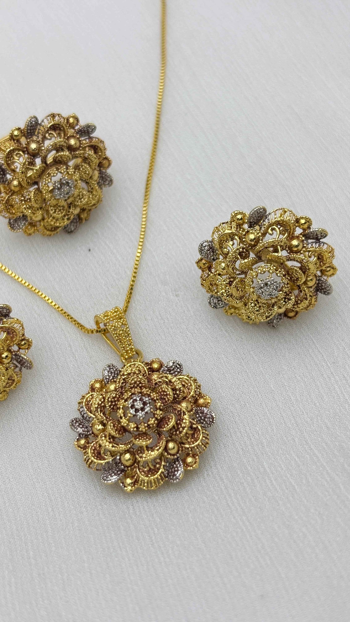 Regal Rose Gold plated set