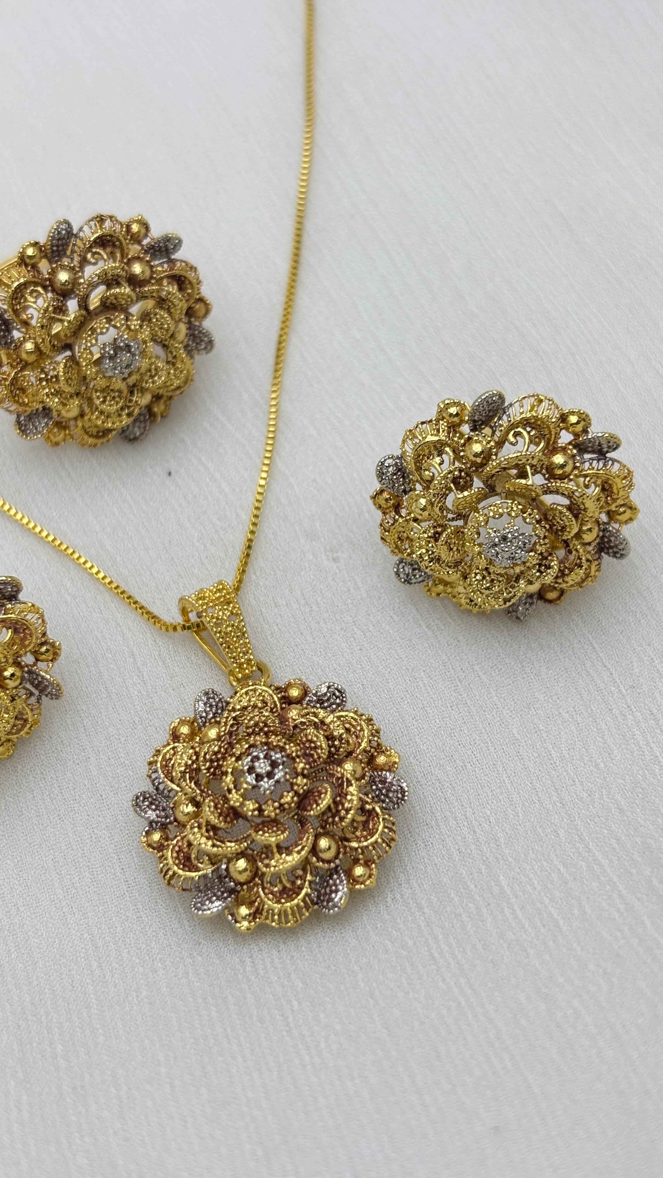 Regal Rose Gold plated set