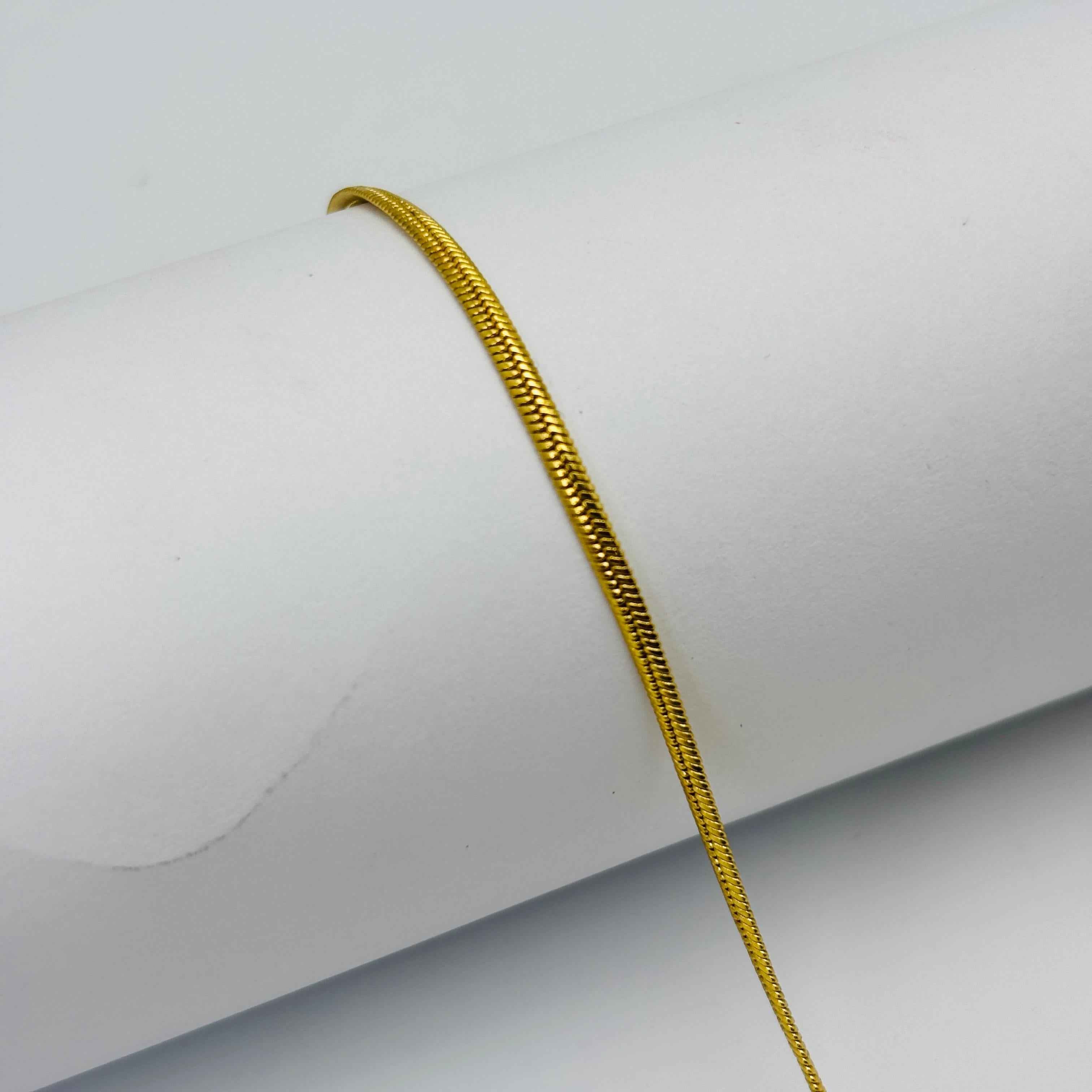 Golden Sleek Snake Chain ZG-07