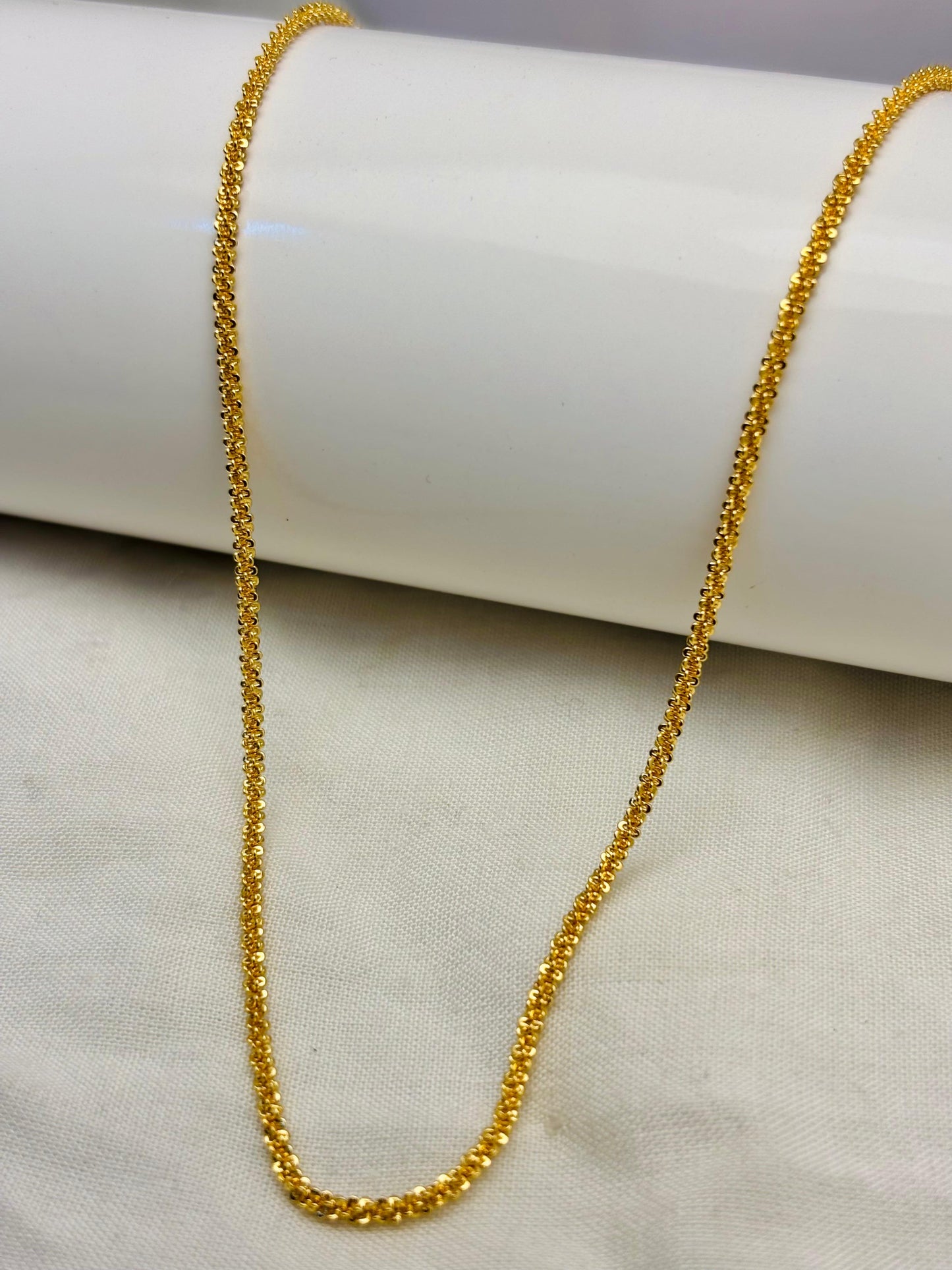 Beaded Link Chain | 3 years guarantee | best for daily wear