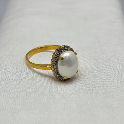 pearl stone ring1180