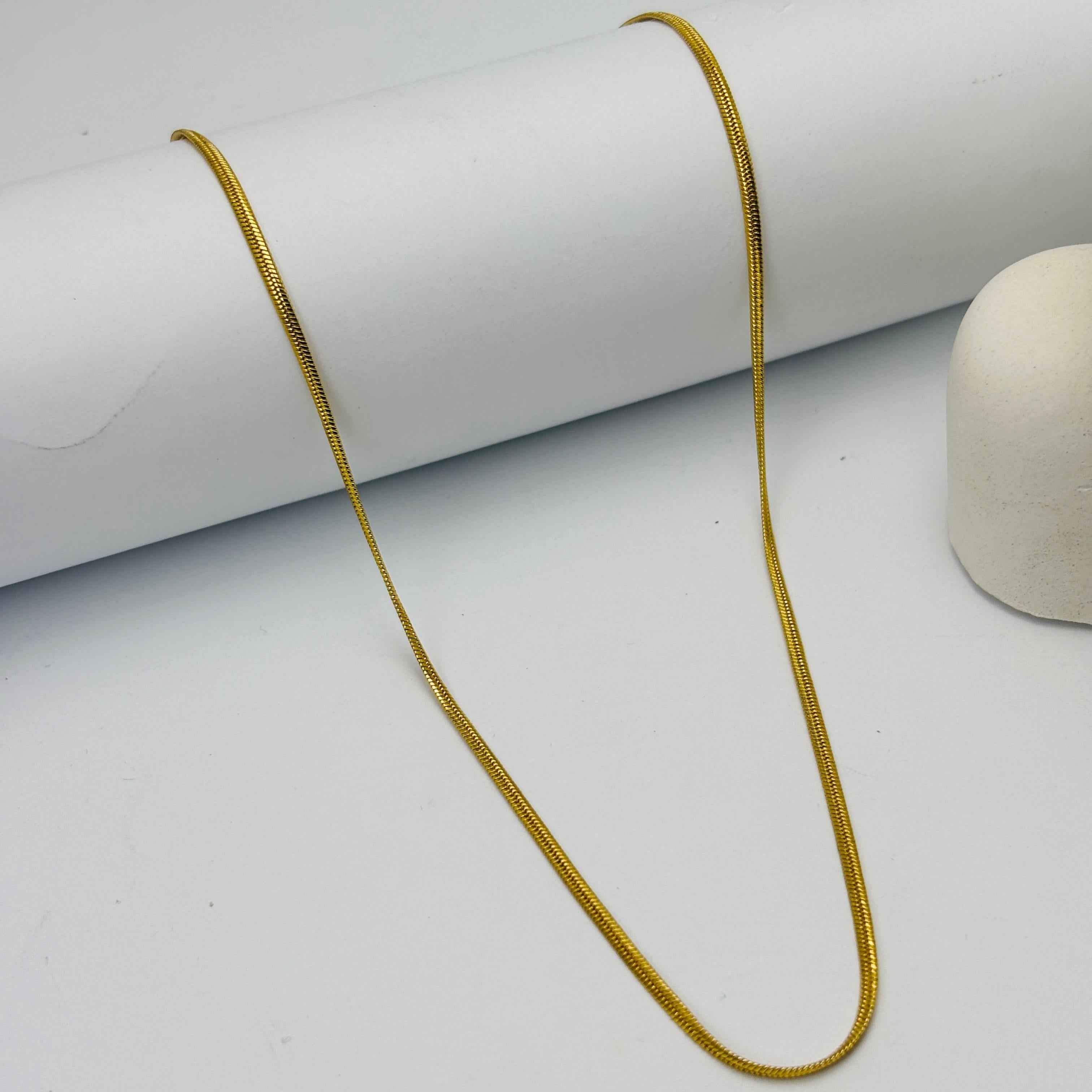 Golden Sleek Snake Chain ZG-07